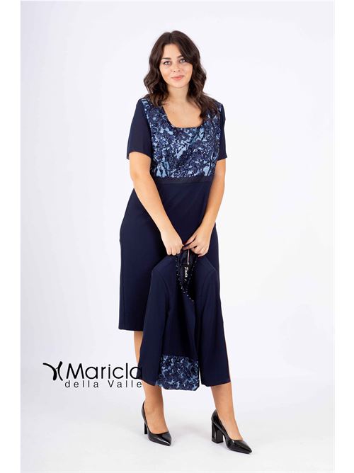 tubino ric.+bolero PAOLA FORTI | PF4110BLU